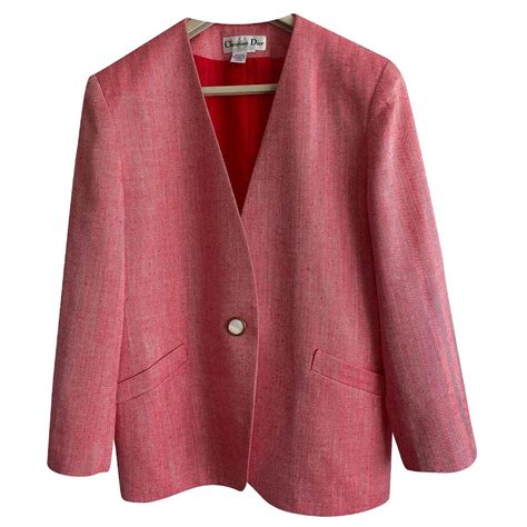 dior jacket red|pre owned christian dior jacket.